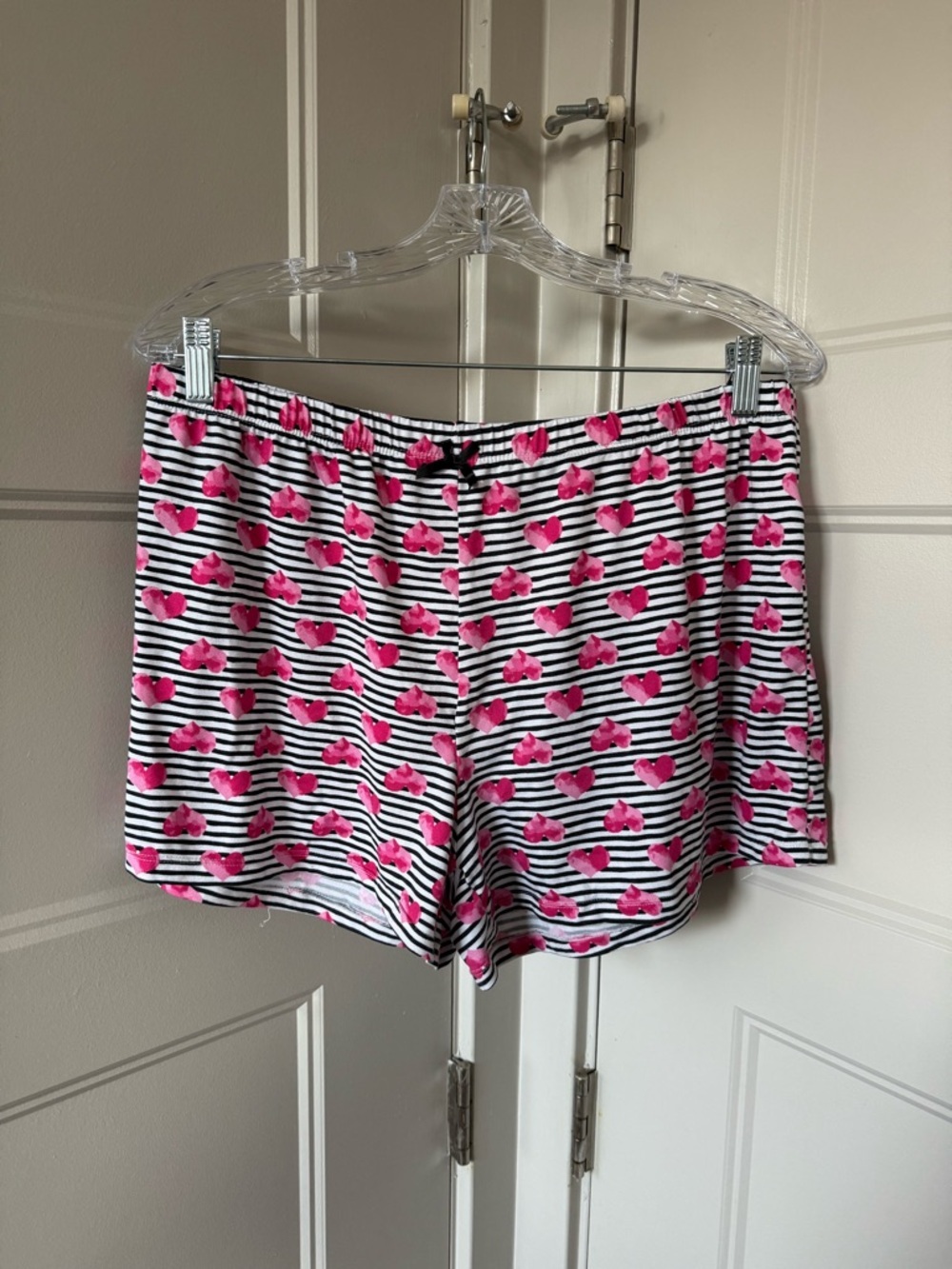Sleep Shorts Hearts size Large